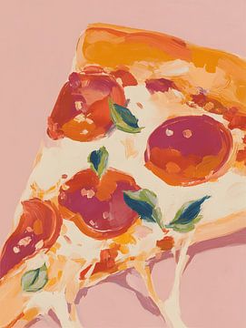 Pizza Slice - Modern Comfort Food Still Life by Gypsy Galleria