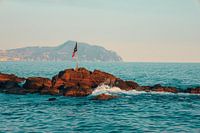 Sunset on the Coast of Genoa