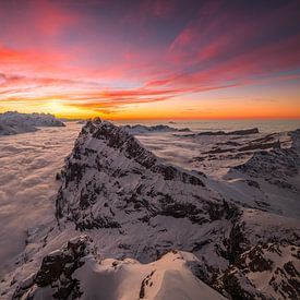 Titlis - Obwalden - Zwitserland van Felina Photography