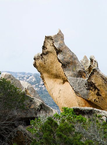 Wächter Sardinische Felsen