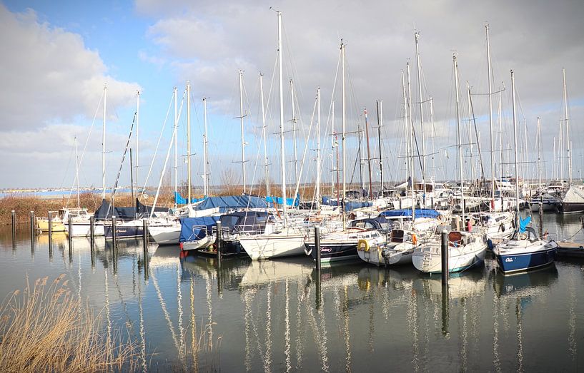 Hafen von Willemstad von Mirjam van Hoek