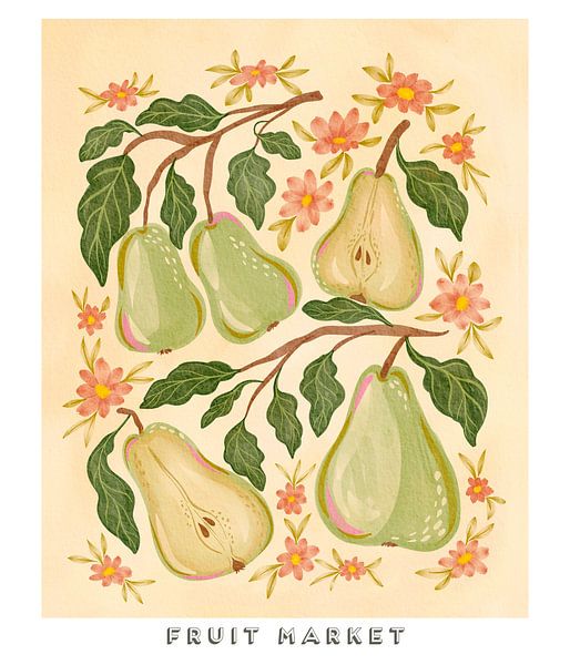 Pears and Petals by Nikita Jariwala