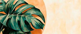 Monstera Blatt von Poster Art Shop