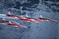 Patrol Suisse passing in front of the Eiger massive by Martin Boschhuizen thumbnail