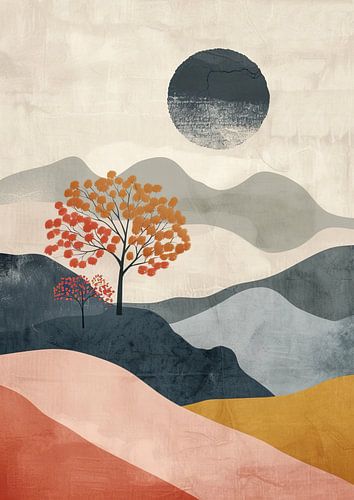 Paysage style Japandi