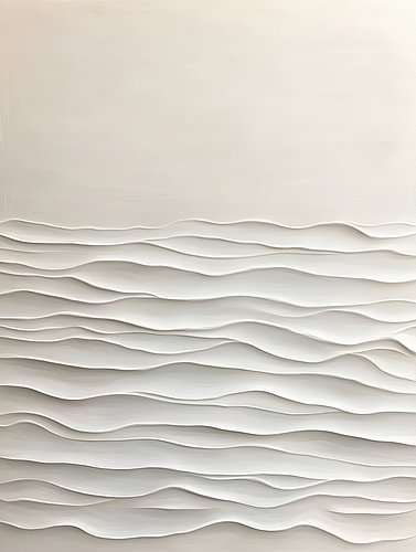Zachte golven – modern abstract reliëf
