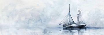 Zeilboot van Poster Art Shop