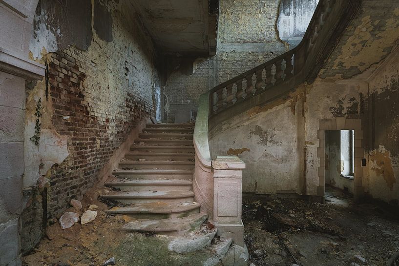 L'ancien escalier du château par Perry Wiertz