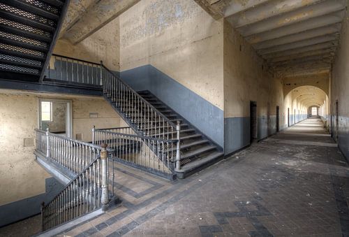 Barracks Corridor with Staircase