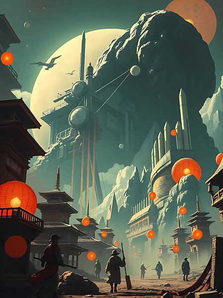 Village in Japan by Bovi Okta