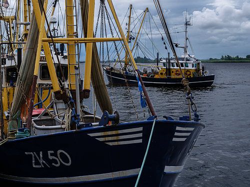 Vissersboot in Zoutkamp