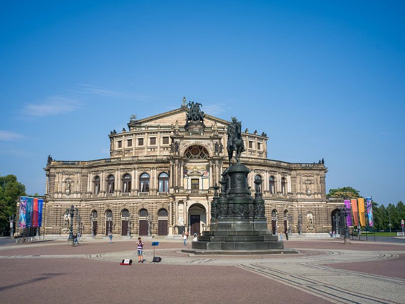 Dresden - nach ihrem Architekten Gottfried Semper benannte Oper von t.ART