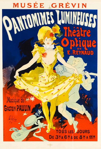 Musée Grévin, Pantomime Lumineuses JULES CHERET (CHÉRET) 1896 von Kaua Araujo