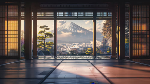 Japan: Tatami Window on Mount Fuji