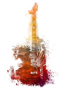 Gitaar 36 muziekkunst #gitaar #muziek van JBJart Justyna Jaszke