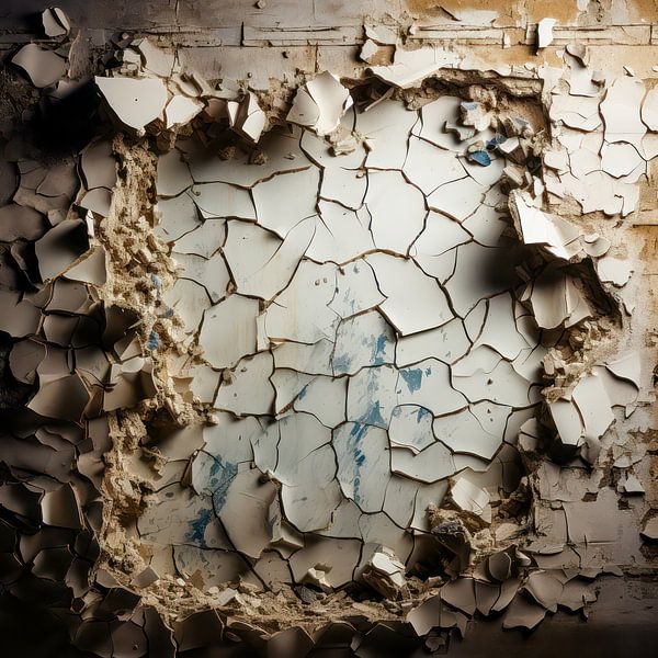 Hidden layers of decay by Klaus Tesching - Art-AI