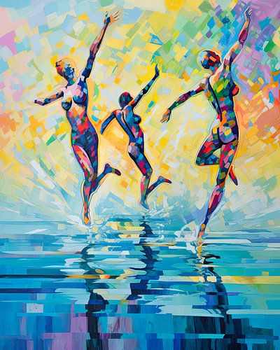 Refreshing Dive into the Sea