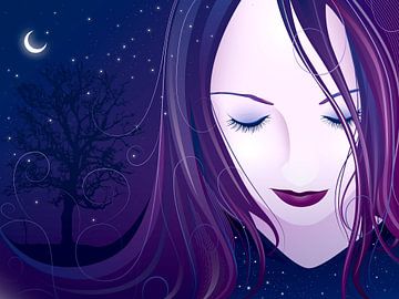 Nocturn I von Mixed media vector arts