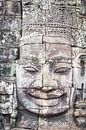 Boeddha in steen, Cambodja van Rietje Bulthuis thumbnail