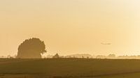 Ein nebliger Morgen im Dollard von Groningen