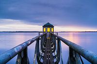Een spectaculaire zonsopkomst boven het Lauwersmeer
