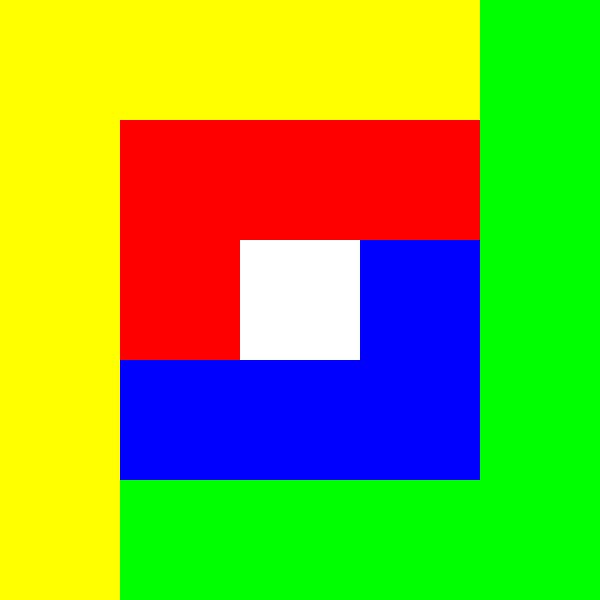 Color-Permutation | ID=05 | V=21 | 4xL-6 | RB-W by Gerhard Haberern