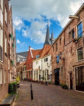 Roggestraat in old Deventer, Netherlands