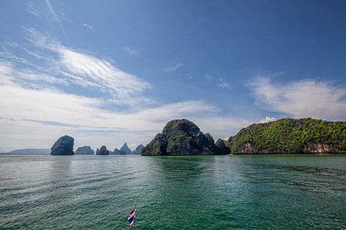 Beautiful crystal clear water at Pileh Bay near Phuket, Thailand