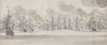 Schlacht von Katwijk, 1653 von Atelier Liesjes