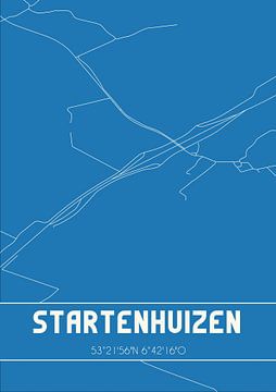 Blueprint | Carte | Startenhuizen (Groningen) sur Rezona