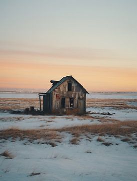 Winterlandschap in Montana van fernlichtsicht