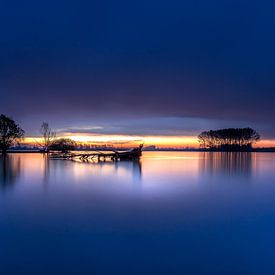 Sunset in the Betuwe by Jacques Jullens