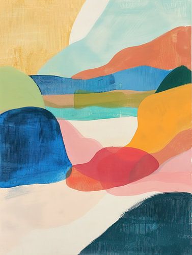 Art abstrait coloré