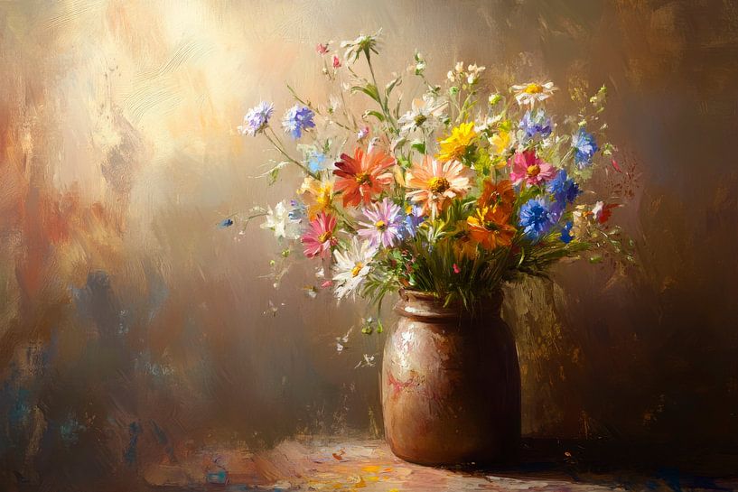 Flower bouquet vase by Poster Art Shop