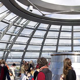 Rijksdag Berlijn (Panorama) van Bart van Uitert