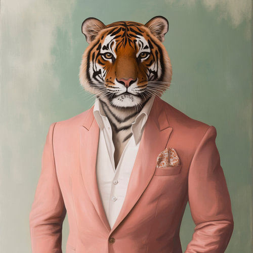 Elegance with animal expression