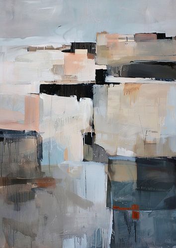 Abstract minimalist painting