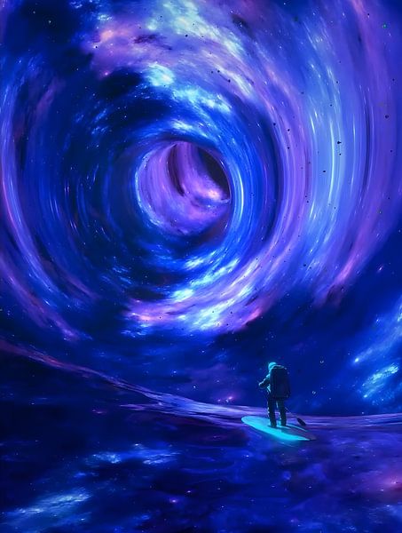 Universum Surfen von Gapran Art