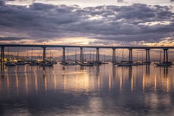 Sereniteit van een zonsopgang - Coronado, Californië van Joseph S Giacalone Photography