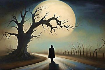 Mister Cohen on his way home by DeVerviersBelgium