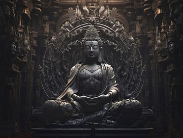 buddha dreams by Virgil Quinn - Decorative Arts