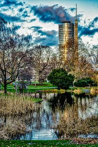 Stadtpark und Hochhaus