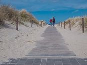 Strandüberquerung an der deutschen Ostsee von Animaflora PicsStock Miniaturansicht