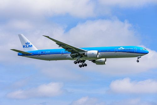 KLM Boeing 777-300 passagiersvliegtuig.