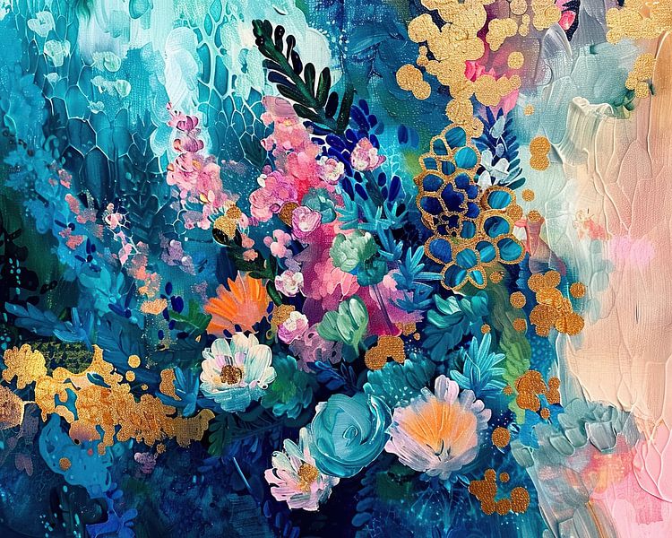 Blossom Veins by Abstract Painting