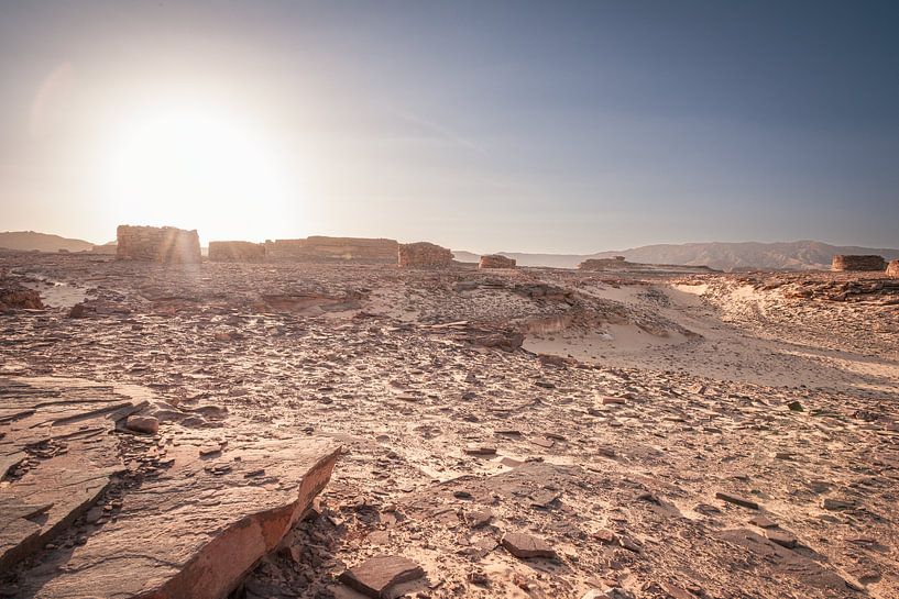 Nawamis in the Sinai desert with backlighting by Marjan Schmit Visser