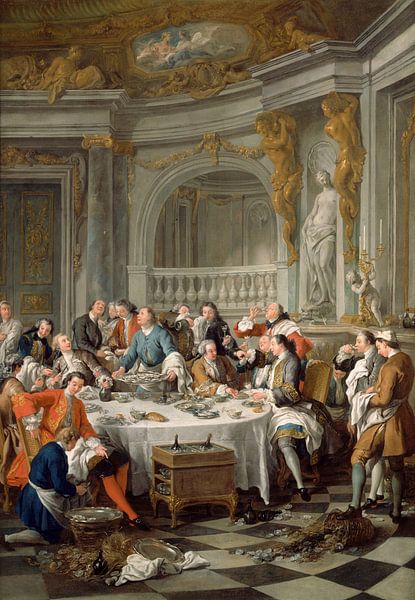 Oesterlunch, Jean-François de Troy van Meesterlijcke Meesters