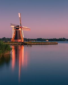 Moulin à vent De Helper, Haren, Groningue, Pays-Bas sur Henk Meijer Photography