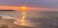 Coloured sky beach Vrouwenpolder 4