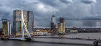 Skyline Rotterdam met storm van Prachtig Rotterdam thumbnail